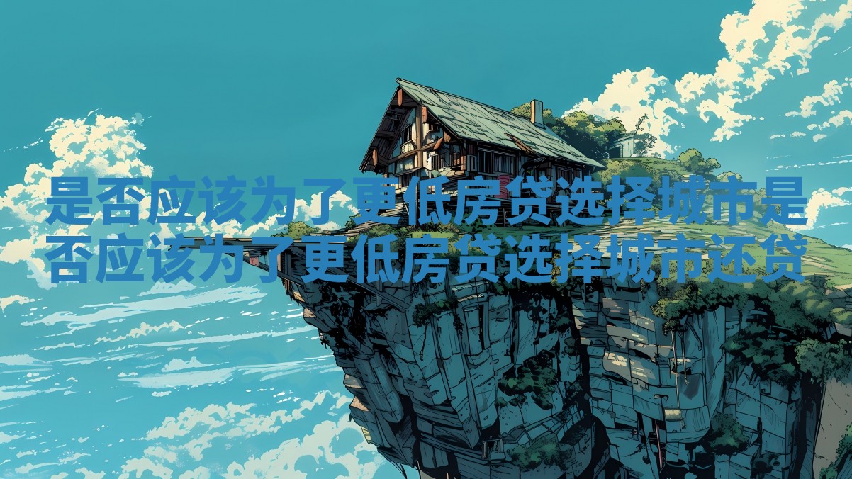 是否应该为了更低房贷选择城市_是否应该为了更低房贷选择城市还贷